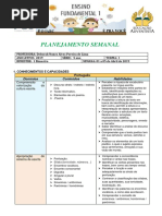 Planej 01 a 05 de Abril de 2019