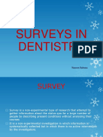 Surveys in Dentistry: Nureen Sultana