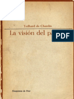 DE CHARDIN, Pierre Teilhard - La Visión Del Pasado PDF