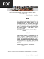 Políticas de Qualificação Profissional No Brasil - Entre o