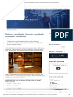 Bibliotecas Especializadas - Información Especializada para Usuarios Especializados PDF