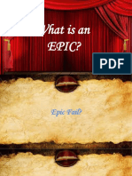 What is an Epic? Defining Characteristics and Famous Examples