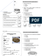 Comprension Lectora de Recetas