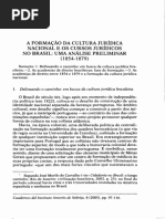 Os Cursos Juridicos No Brasil