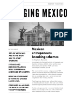 Changing Mexico: Mexican Entrepeneurs Breaking Schemes