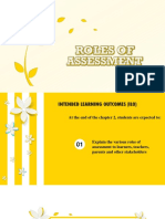 Roles of Assessment