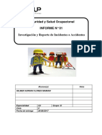 Informe 01 de Seguridad y Salud Ocupacional