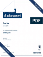 Certificate Example