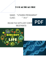 Bio Practical File