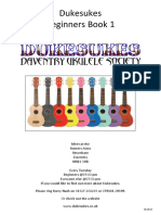 Ukulele Beginners Song Book