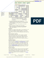 Sudoku: Expert Area Sudoku Rules Privacy Policy Contact Us Today's Sudoku Challenge