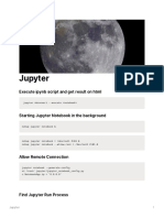 Jupyter: Execute Ipynb Script and Get Result On HTML