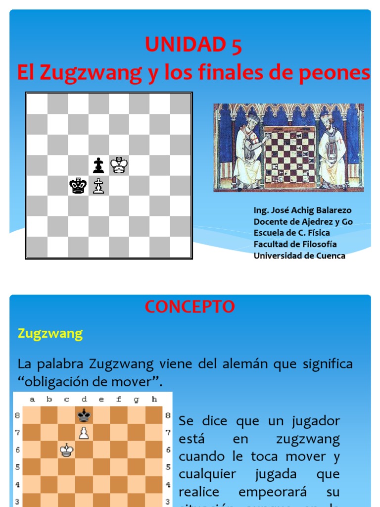 Qué es el zugzwang? ¿Qué significa? Ajedrez Online