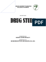 Drug Study: Angeles University Foundation College of Nursing