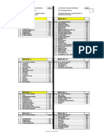 List of Drop Routes & Stoppages with Timings