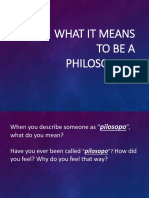 Lesson 3 What It Means To Be A Philosopher