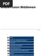 Oracle Fusion Middle Ware Basics