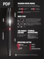 SMOK Alien 220W User Manual | PDF | Electronic Cigarette | Electric Power