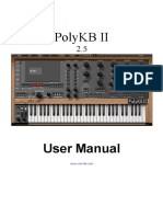 PolyKb II Synth Manual