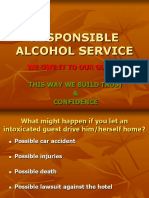 Responsible Alcohol Service