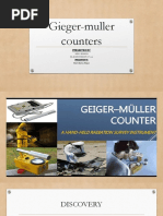 G.M. Counter: Principles and Applications | PDF | Radiation ...