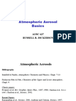 Atmospheric Aerosol Basics: AOSC 637 Russell R. Dickerson