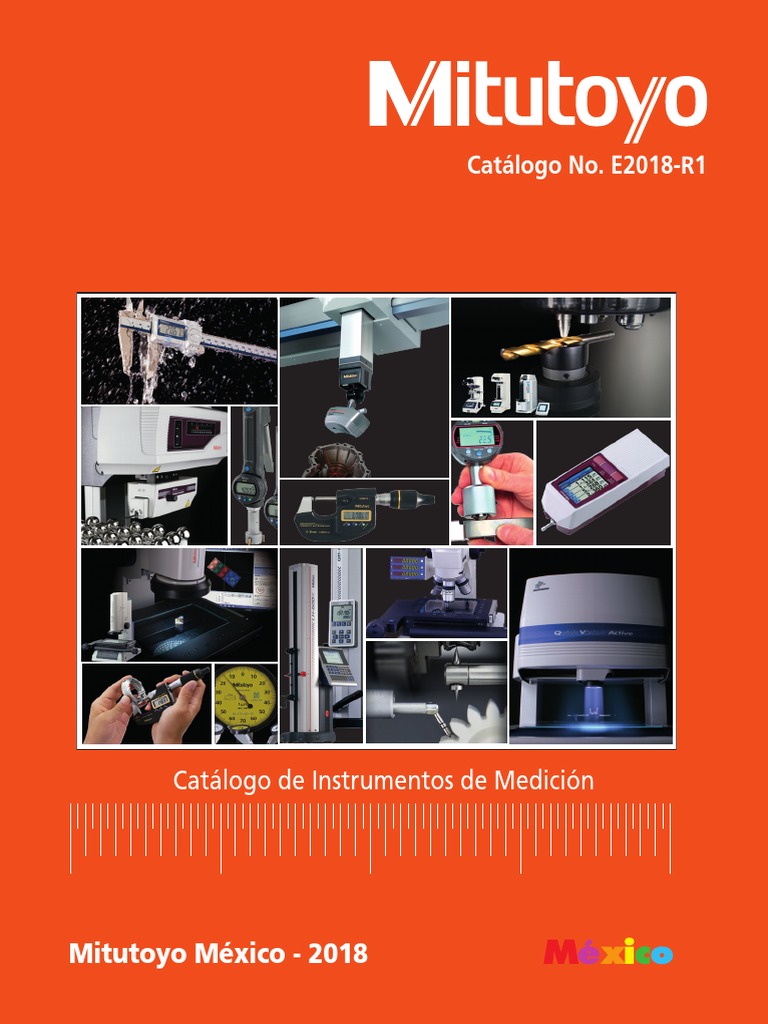 MitutoyoCatalogo 2018 r1 PDF Calibración Medición