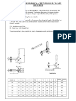 Vertical Hold Down Action Toggle Clamps 101 Series: Application