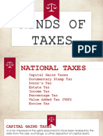 Kind of Taxes in The Philippines