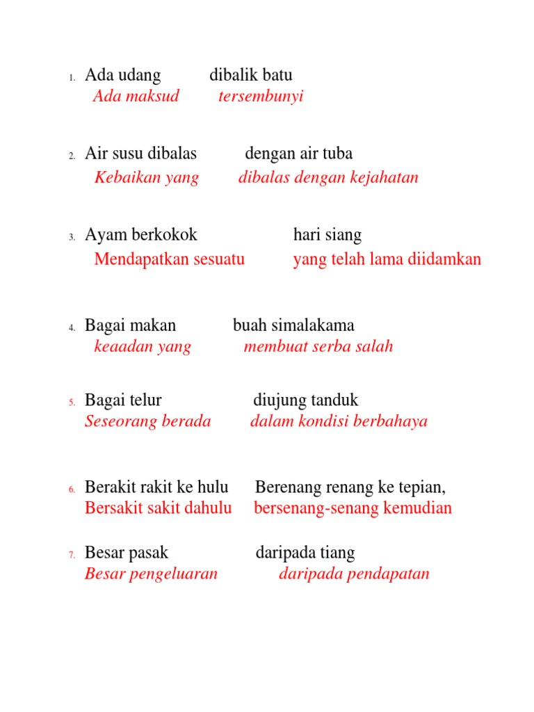 Ada Udang Dibalik Batu Pribahasa Pdf