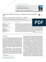 Compressive and Flexural Behavior of Permeable Concrete Piles