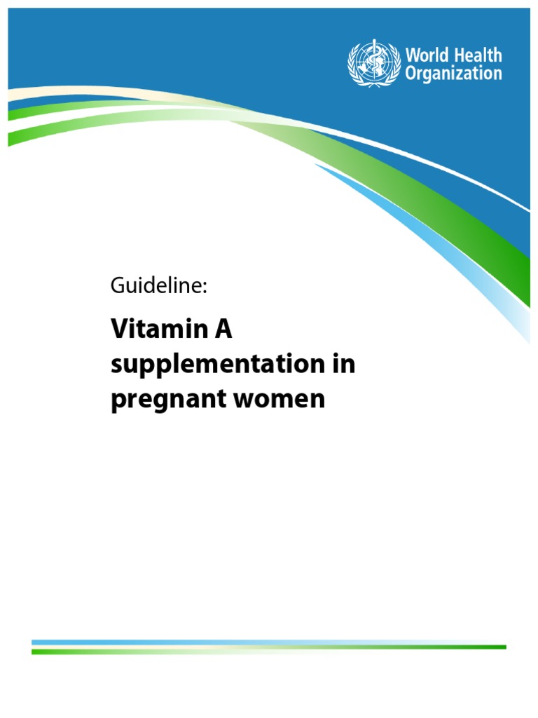Vitamin A Supplementation | PDF | Vitamin A | Dietary Supplements