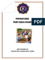 Program Kerja MGMP Bhs - Inggris