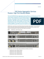 Cisco ASR 920 Series Aggregation Services Routers High-Port-Density Models Data Sheet