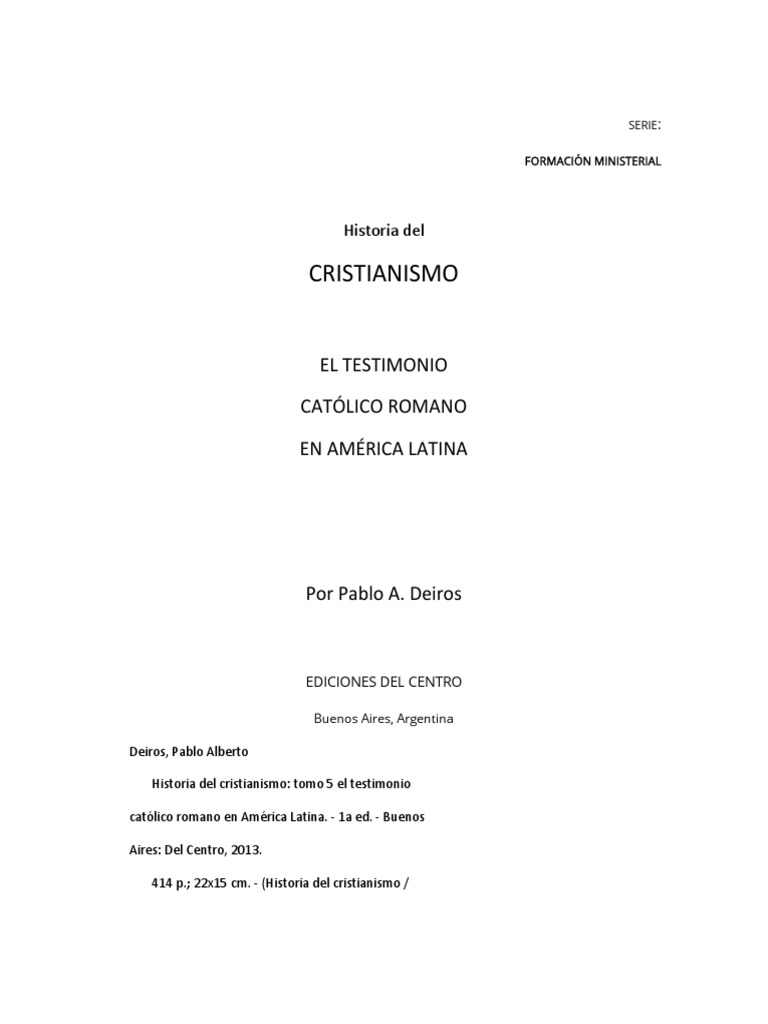 Libro 5 de La Historia de La Iglesia | PDF | Iglesia Católica ...