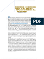 Maximum Demand Scenarios in Positional Play - Are They Equally Replicated Across All Positions