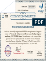 Project Trining Certificate - RUSHAB