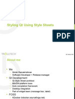 Plugin-Styling QT Using Style Sheets 484