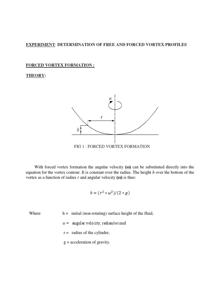 Vortex Profile Analysis in Fluid Dynamics | PDF | Vortices | Flow ...