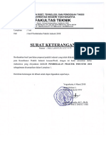 Surat Keterangan Lulus Pembekalan PI