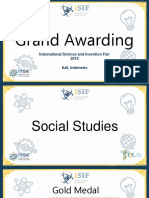 Awarding Isif 2019