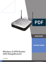 Cisco Wireless-G VPN Router (WRV200) User Manual