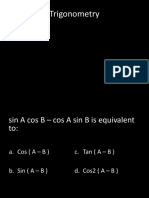 Trigonometry Identities and Concepts