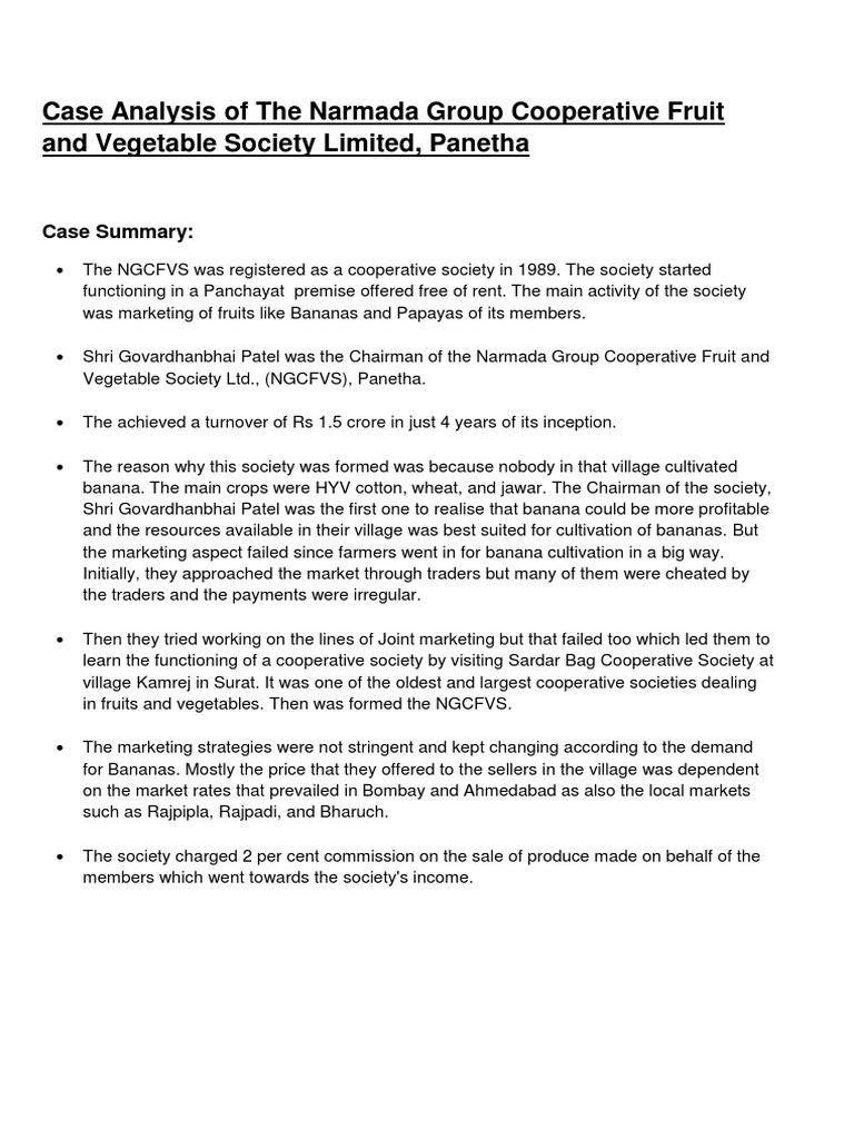 Narmada Group Cooperative Fruit and Vegetable Society Limited PDF