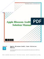Apple Blossom Audit Case Solution Manual