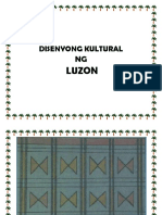 Mapeh Disenyong Kutural NG Luzon Visayas at Mindanao