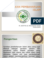 Gerakan Pembaharuan Islam: M. Aditya Al Muchayat Syah 702015055