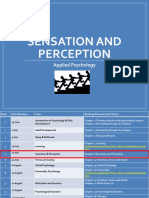 Sensation and Perception: Applied Psychology