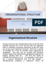 Organisational Structure