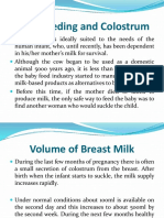 Breast Feeding Colostrum
